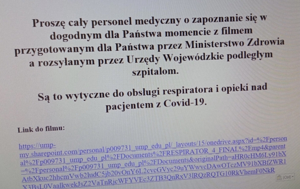 Wytyczne Ministerstwa Zdowia
