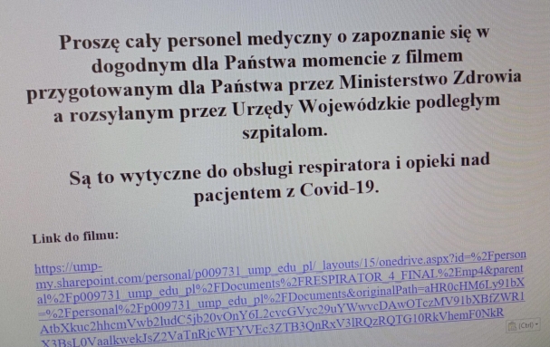 Wytyczne Ministerstwa Zdowia